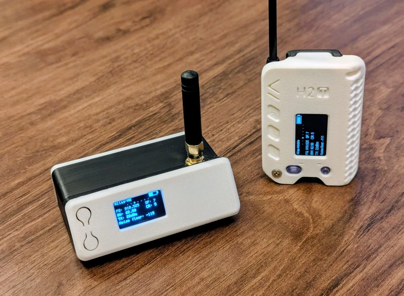 3D printed cases for the electronics boards.
